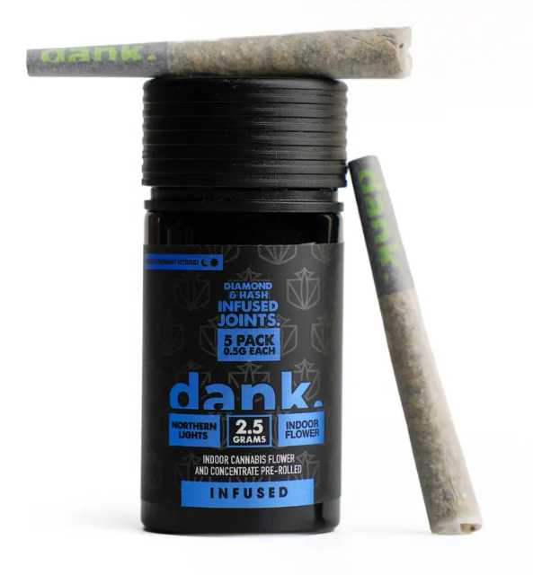 Dank | Northern Lights | Infused Preroll 5 Pack