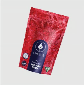 Choice | Red Raz Haze Gummies | 200mg