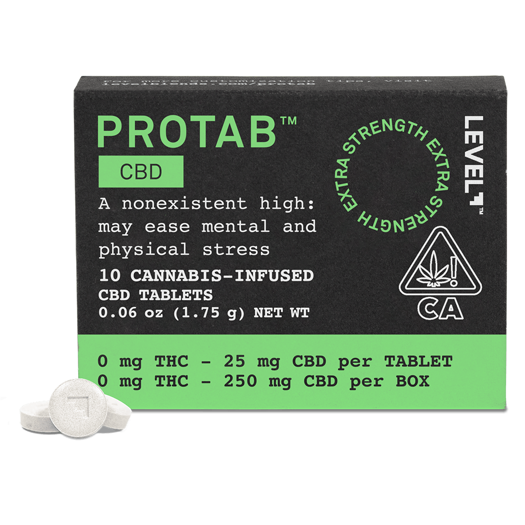 LEVEL: Level Protab CBD, 250 mg - .25g