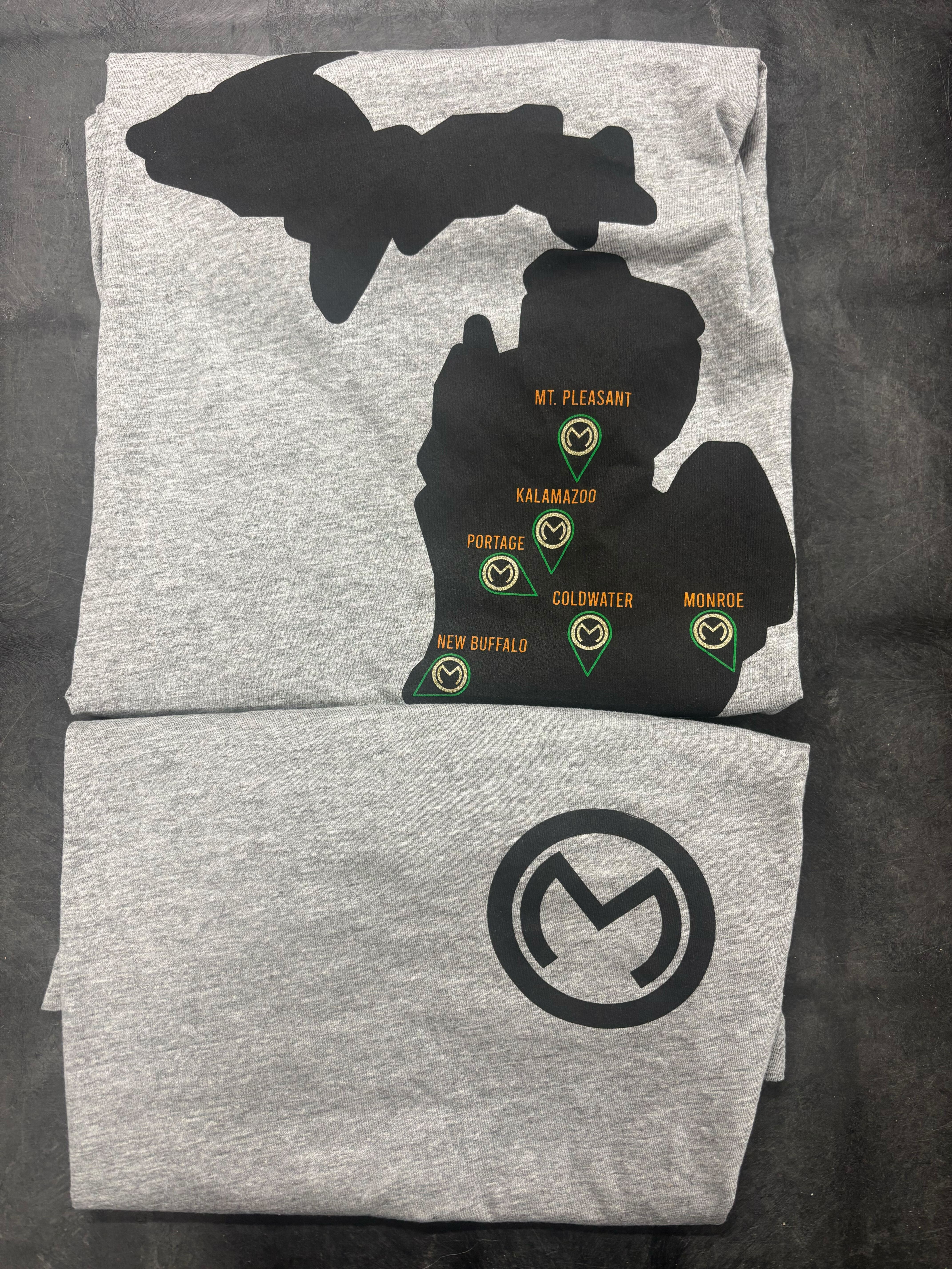 Mint - Grey MI T-Shirt - Medium