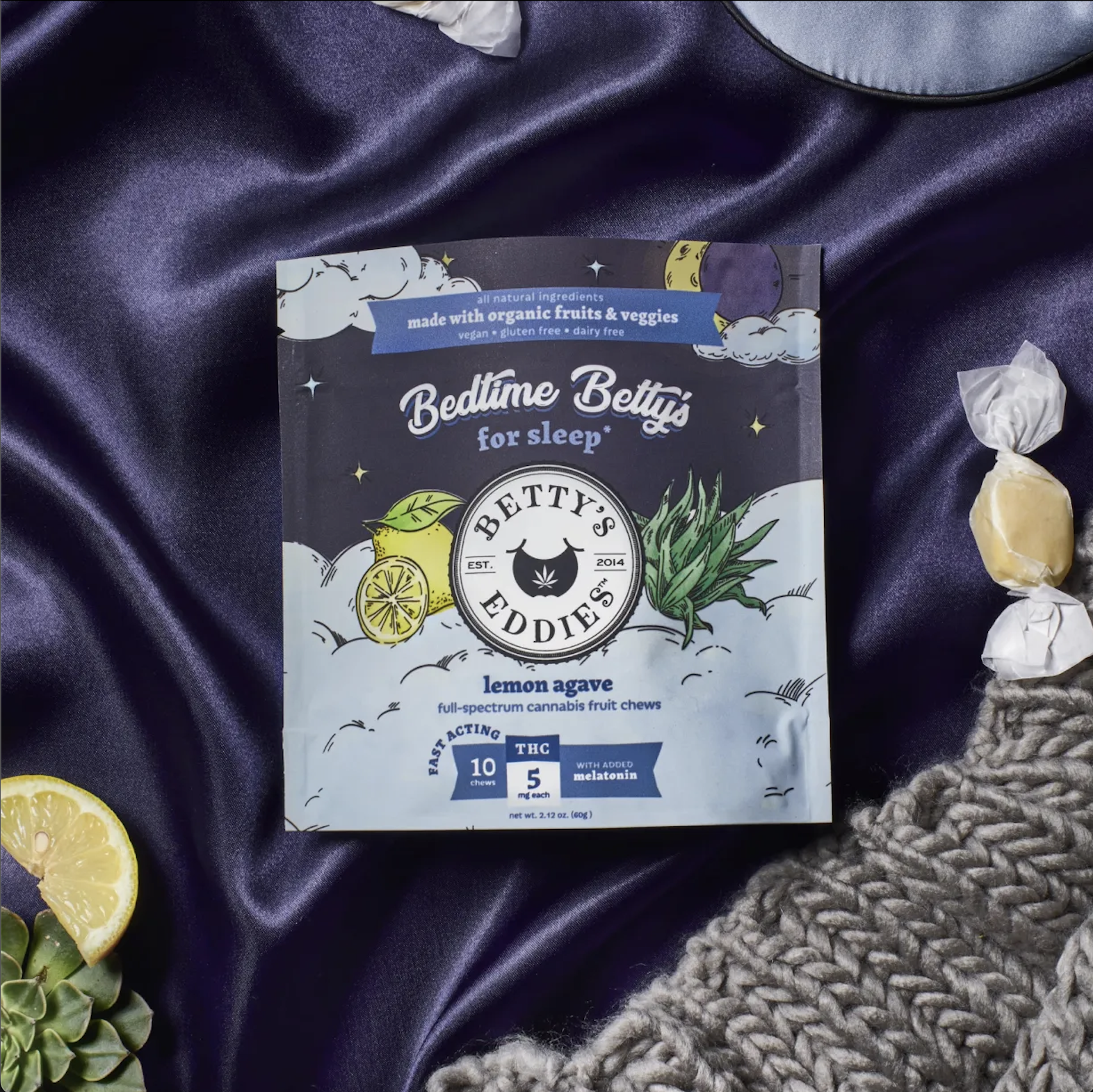 Lemon Agave | Sleep Chew | 10pk of 5mg*