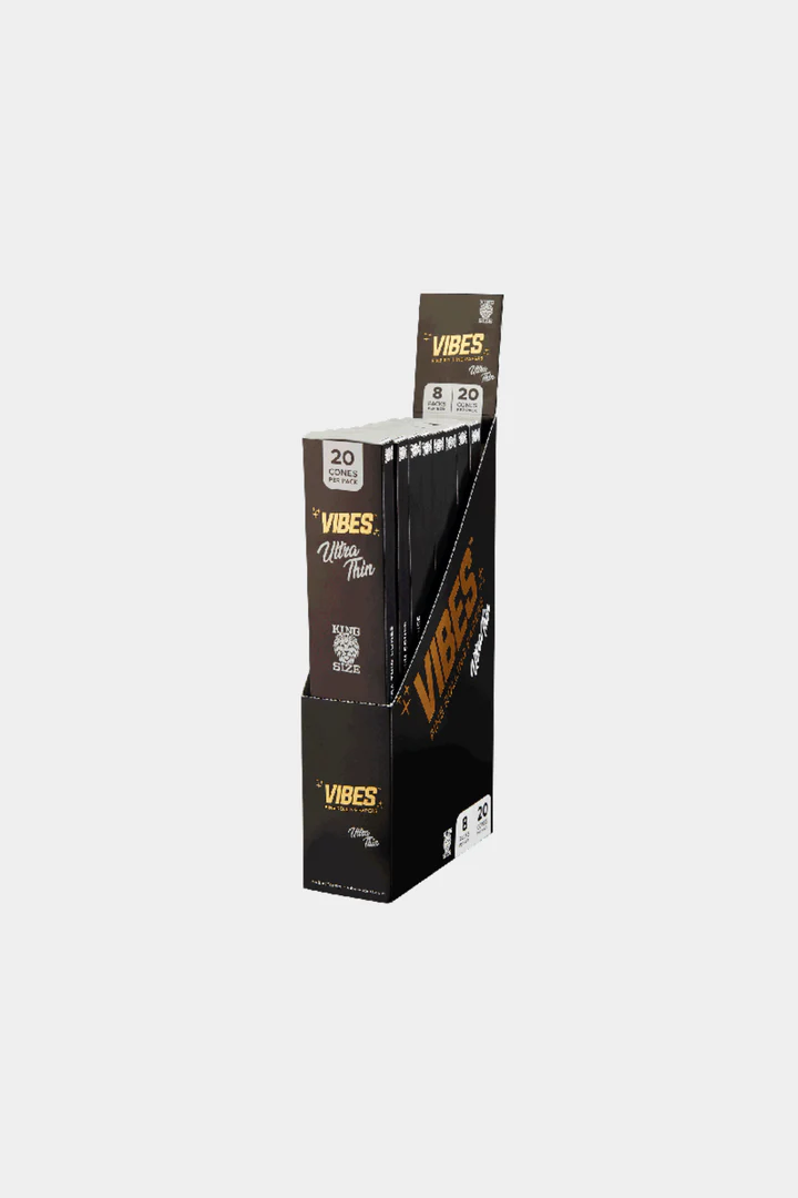 Vibes King Size Ultra-Thin Cones 20pk