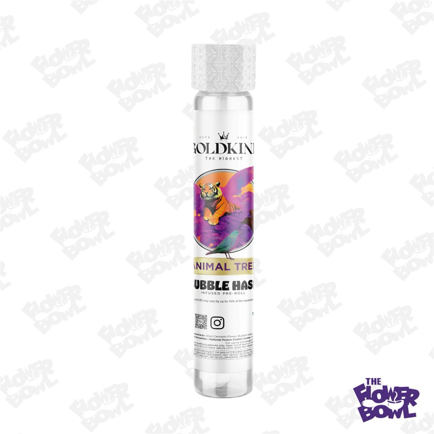 Goldkine: Animal Tree 1G Bubble Hash Infused Preroll
