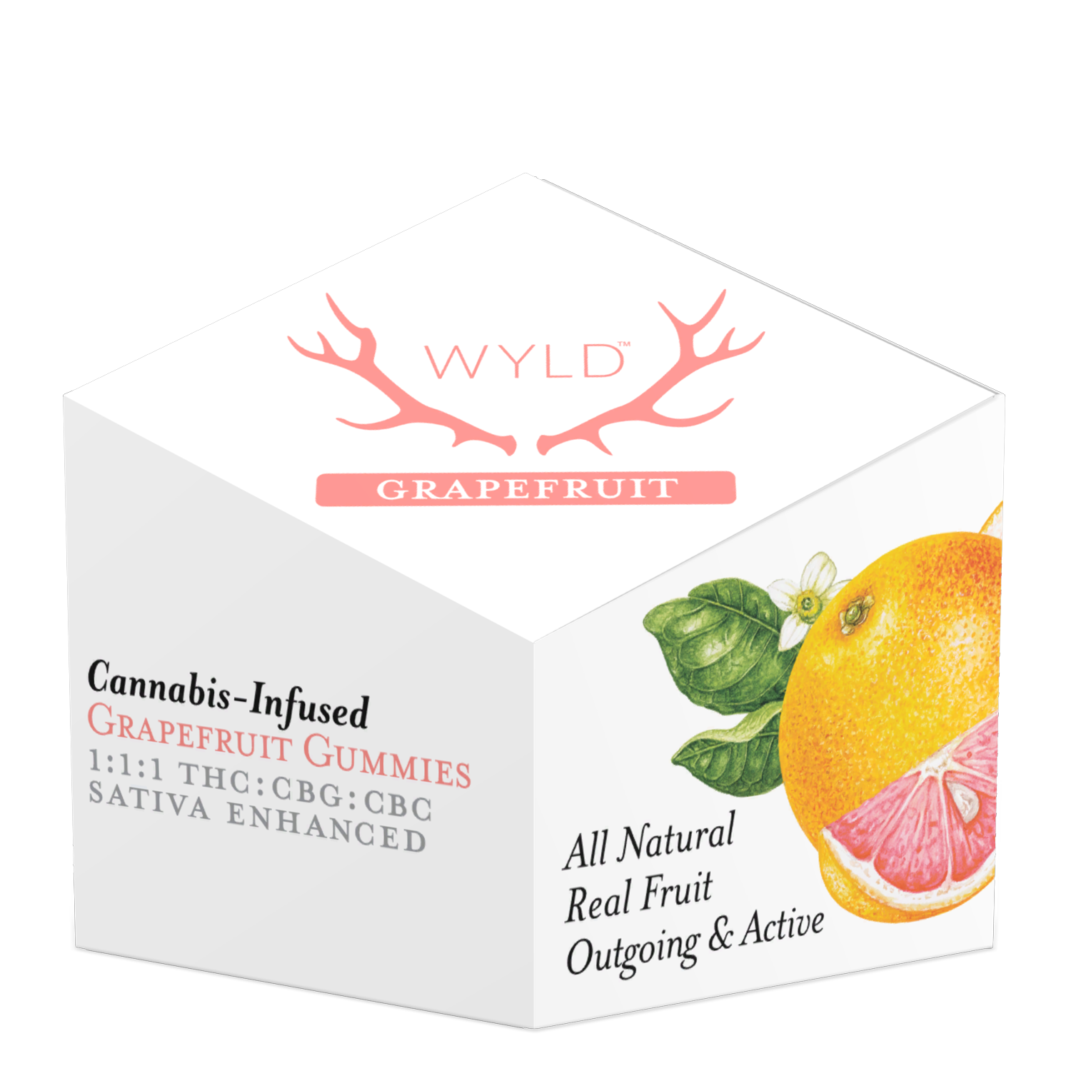 Grapefruit Gummies - 1:1:1 THC:CBC:CBG - 10 Pack