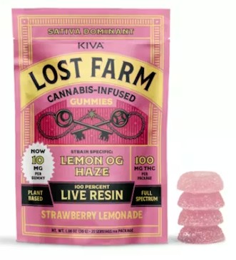 Lost Farms - Strawberry Lemonade x Lemon OG Haze Live Resin | 10-Pack