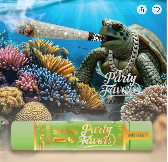 Key Lime Pie | 50Fifty Diamond Infused Preroll | 1g | Sativa