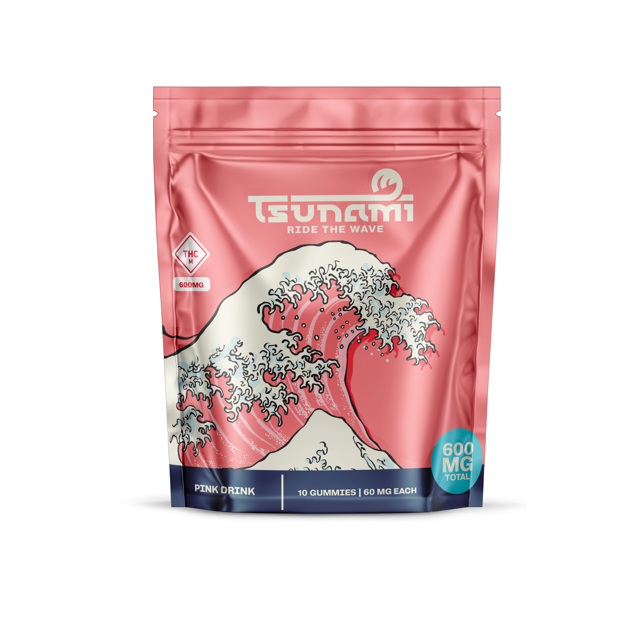 Tsunami - Pink Drink - Gummies - 600mg (10pk)