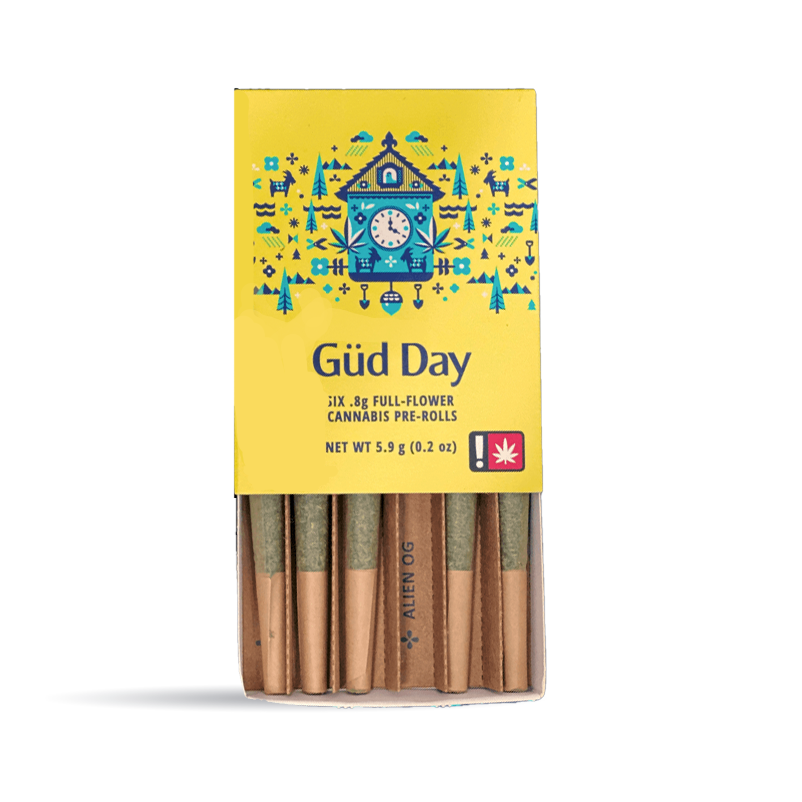 Gud Day Sativa Pre-Roll Pack | 4.8g