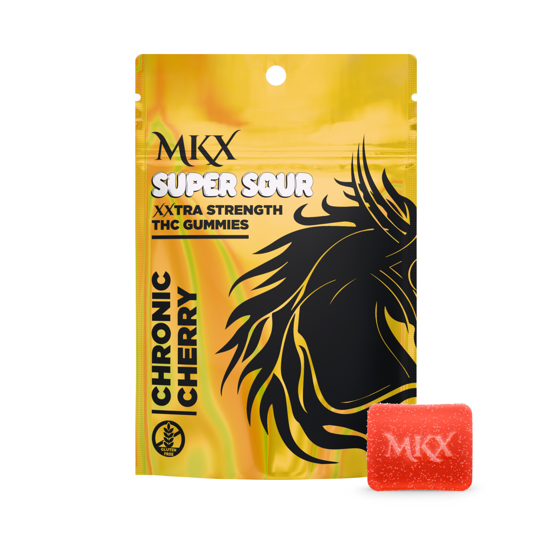 200mg SUPER SOUR Gummies - Cherry