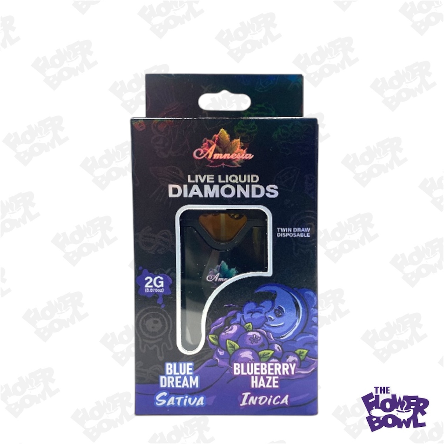 Amnesia: Blue Dream x Blueberry Haze 2G Live Liquid Diamond Switch Disposable