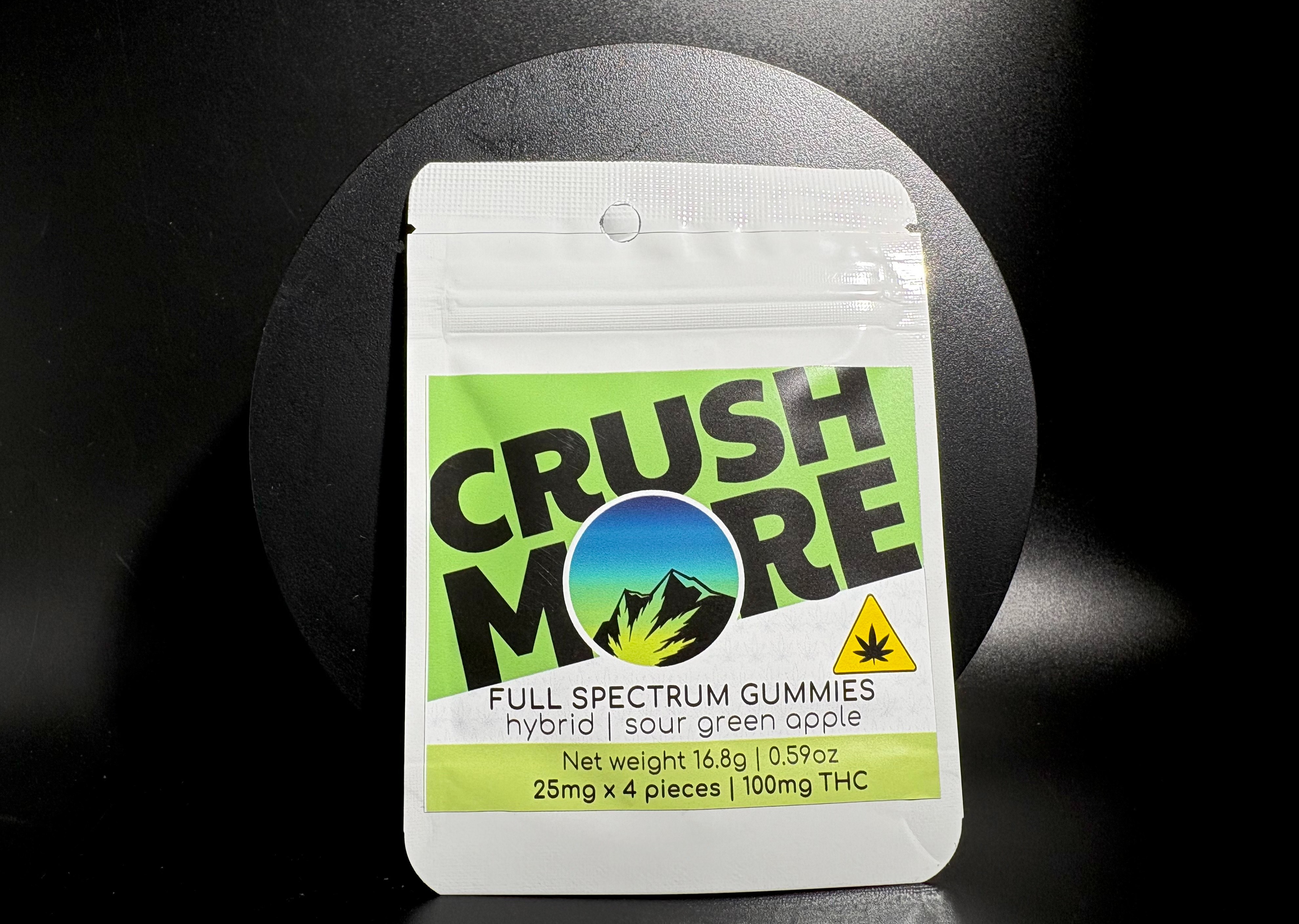 4 Piece Gummies - 100 MG - Sour Green Apple