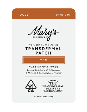 Patches Focus 1ct (20mgcbg)   20 Mg