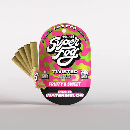 MFused - Super Fog TWISTED | Wild Watermelon Infused Fattys (5pk)
