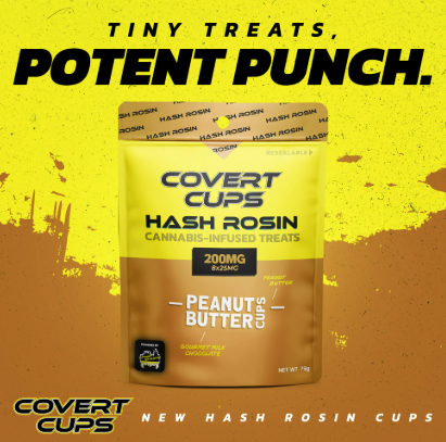 Covert Cups - Peanut Butter - 200mg Hash Rosin