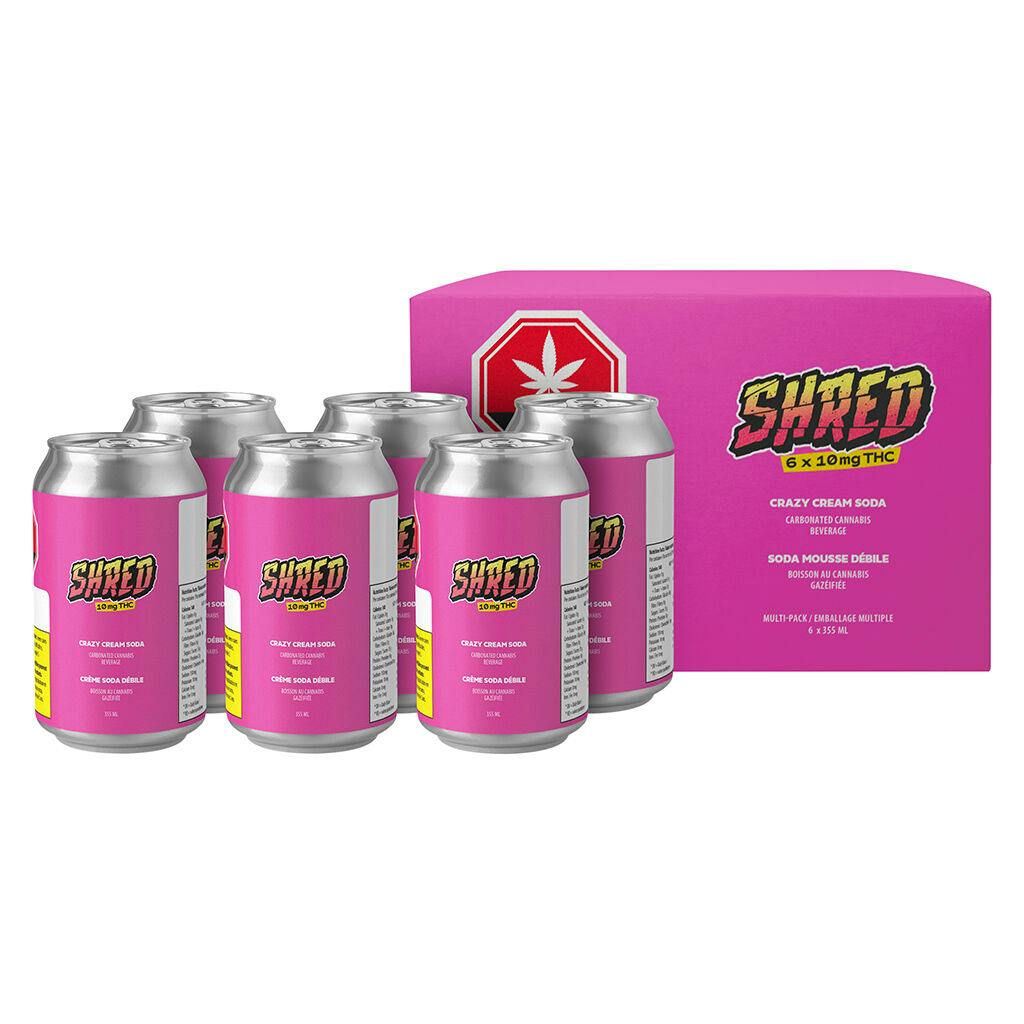 SHRED - Crazy Cream Soda Multipack - Hybrid - 6x355ml