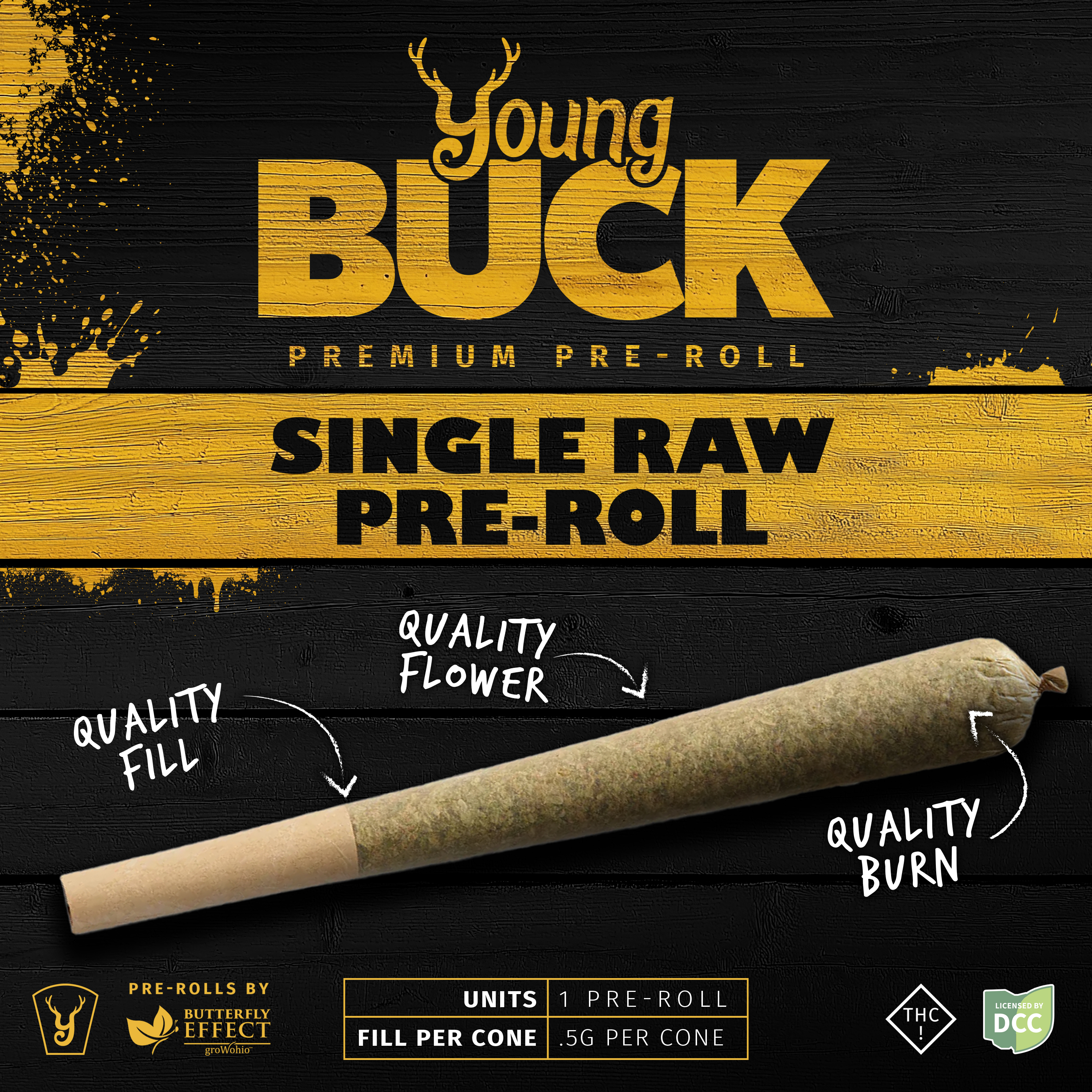 SLH | Raw Pre-Roll 1g