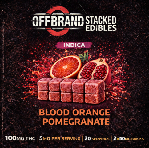 Offbrand | Blood Orange Pomegranate Gummies | 100mg product photo