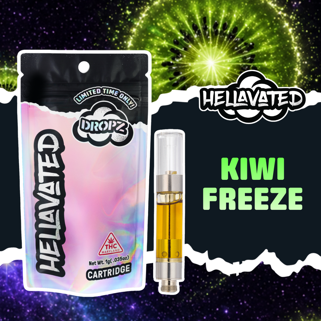 Kiwi Freeze Distillate Cartridge | 1g | Blair Wellness Center