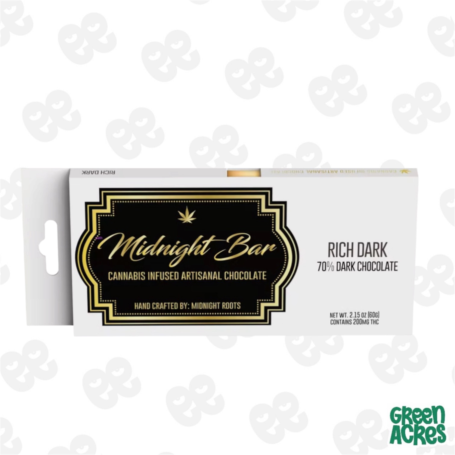 Midnight: Rich Dark Chocolate 200MG Bar
