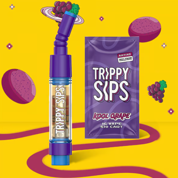 Trippy Sips - Kool Grape - 1g - Vape Cartridge