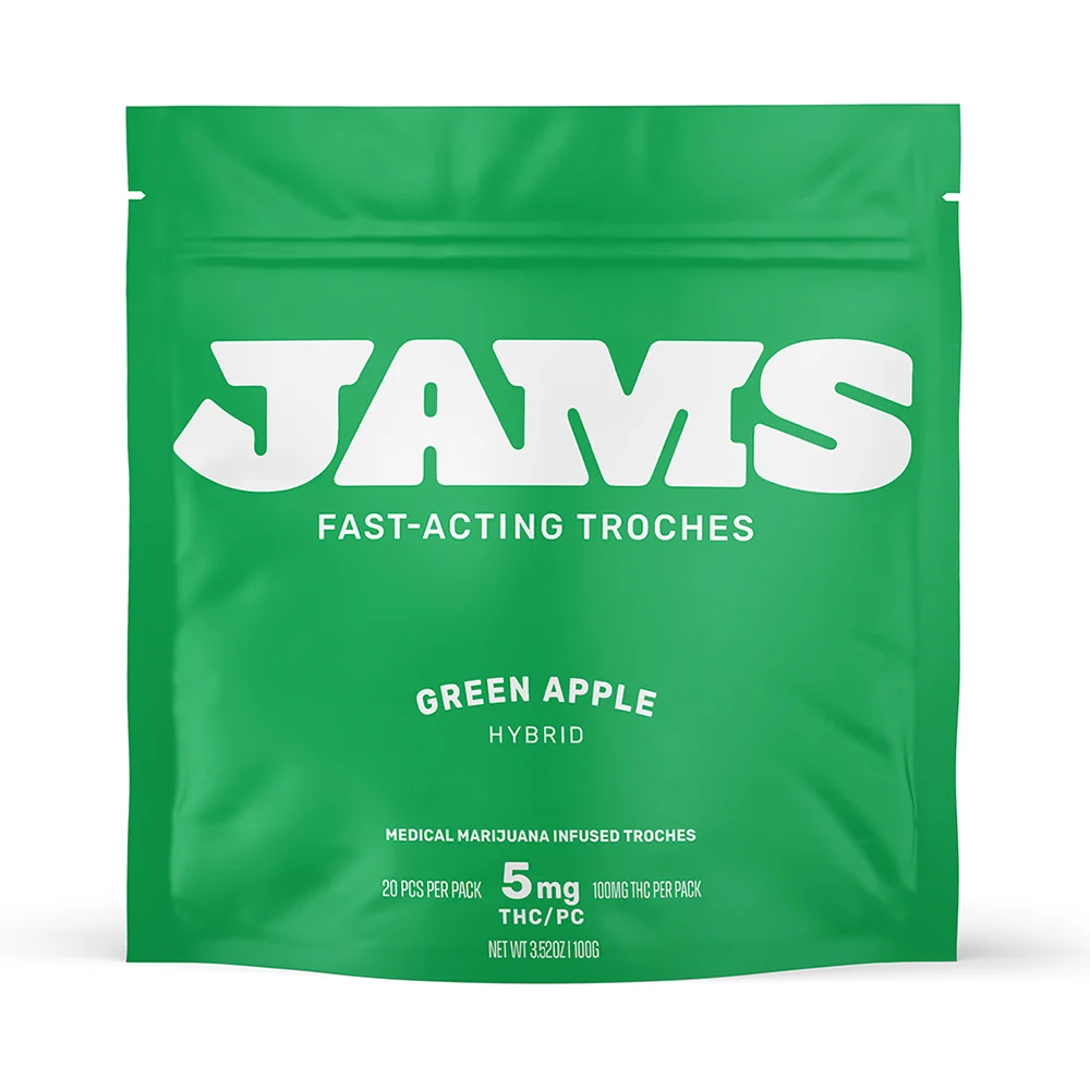 Green Apple Fast Acting Troches | 5mg THC 20ct