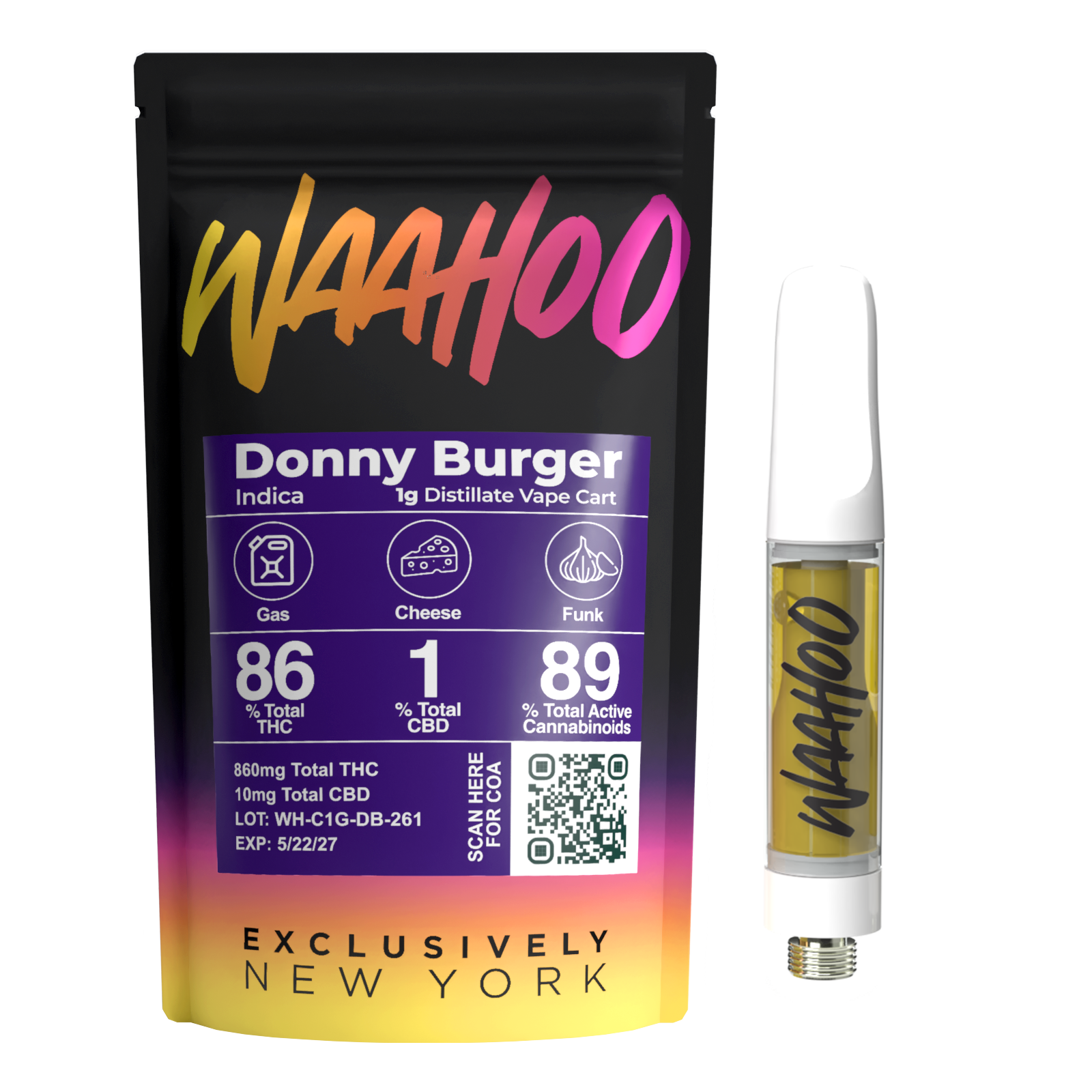 Waahoo | Donny Burger | 1g cart (I)