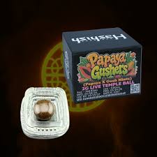 Hashish: Black Box Temple Ball Papaya Gushers