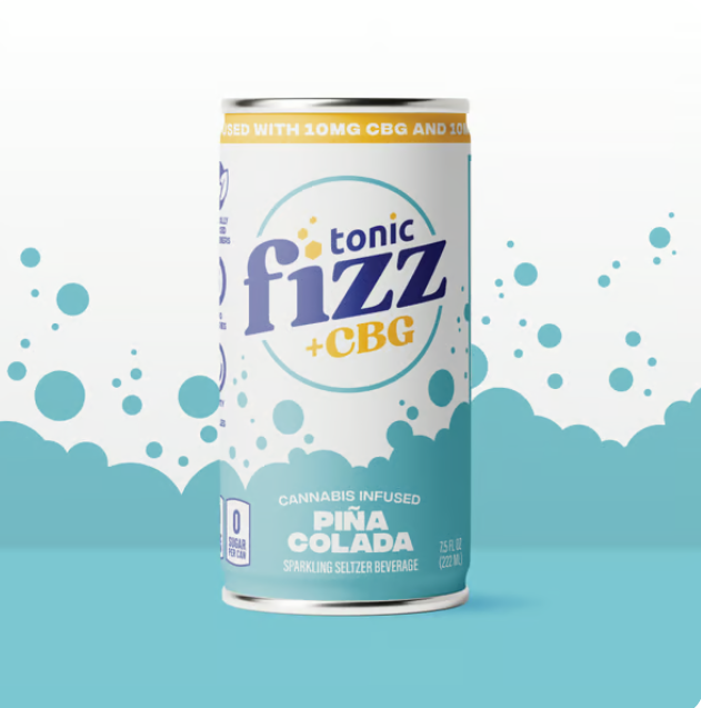 Tonic Fizz - Pina Colada 1:1 THC:CBG 10mg