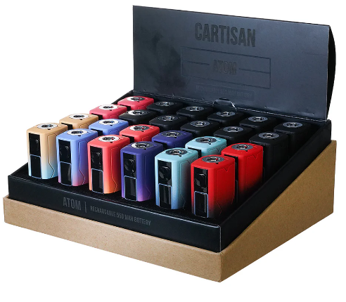 Cartisan Atom LCD Screen 510 Battery (USB-C Charger Not Included)