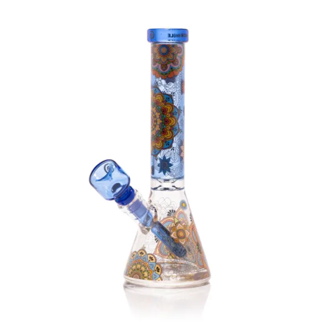 11" Wormhole Beaker Bong | Mandala Myriad