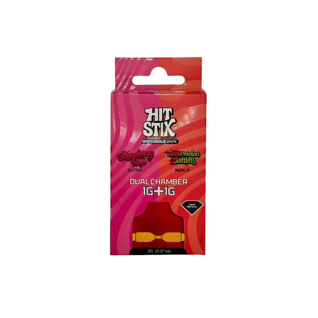 Hit Stix | Strawberry Haze + Watermelon Zkittles | 2g Duel Chamber AIO