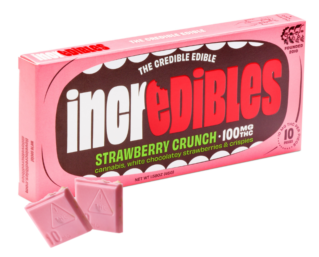 Strawberry Crunch | Chocolate Bar | 100mg