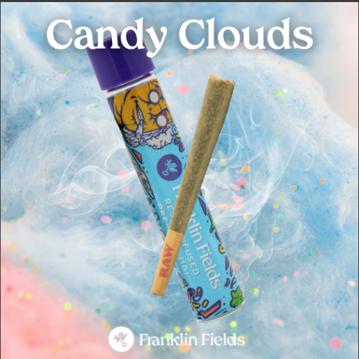 FRANKLIN FIELDS INFUSED PRE ROLL | CANDY CLOUDS