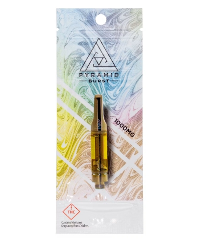 Pyramid Burst - Green Apple - 1g - Vape Cartridge