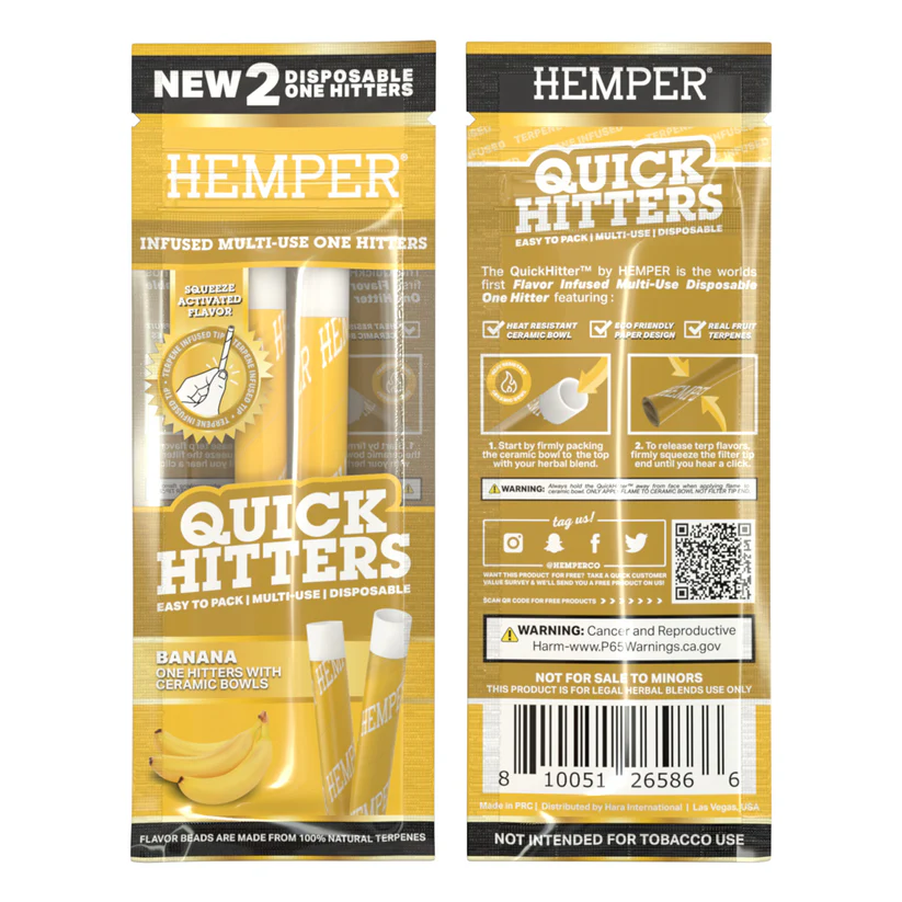 Hemper Quick Hitters Banana 2 pack product photo