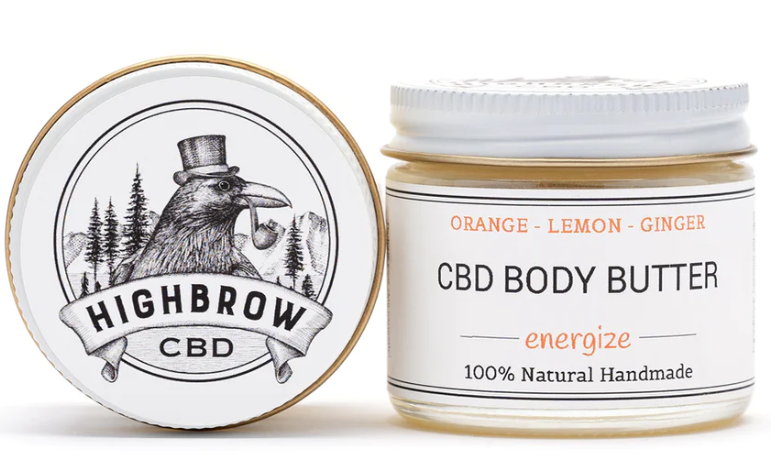 Orange Lemon Ginger Body Butter 100mg CBD