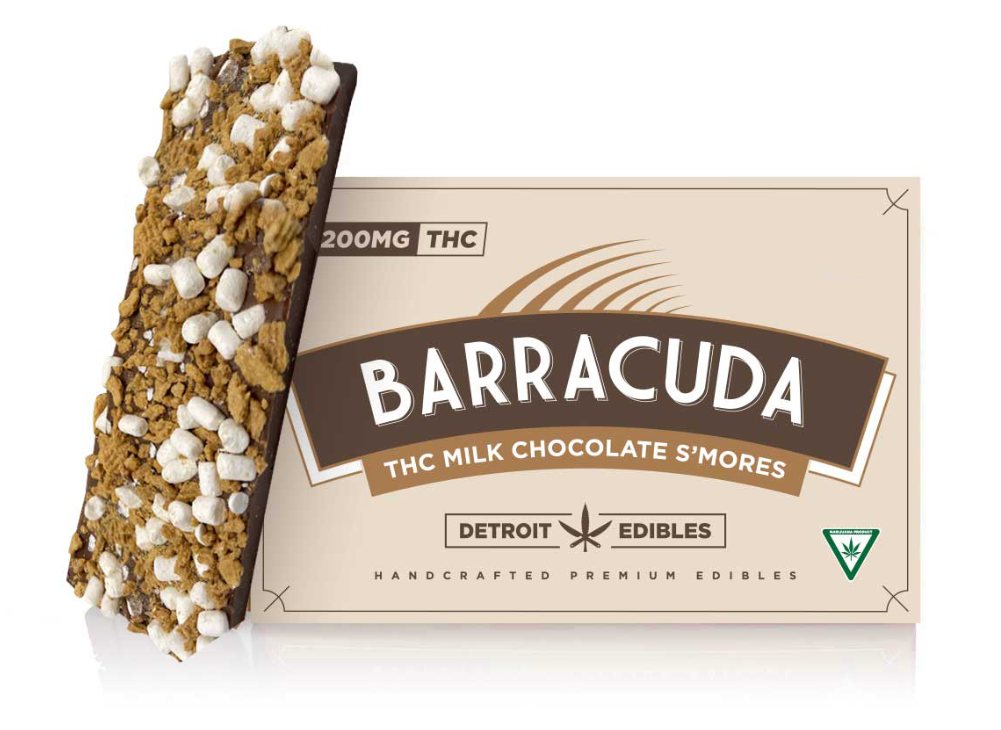 BARRACUDA BAR - MILK CHOCOLATE SMORES - 200MG