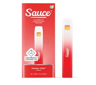 Sauce | Original Steez (Strbry Cough) | 1g Dist AIO [Sativa]