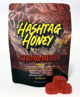 Watermelon Gummies 100mg 10pk -Sativa