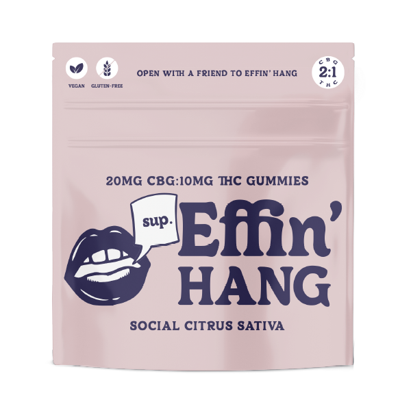 Social Citrus | Hang | Gummies | 200mg CBG/100mg THC | 100mg | 10pk