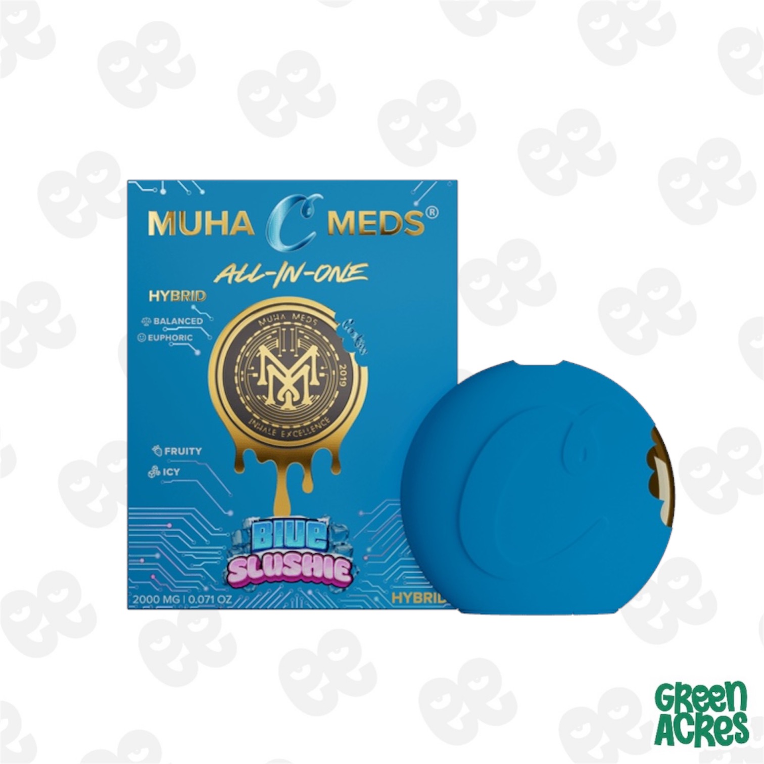 Muhameds: Cookies x Muhameds Blue Slushie 2G Vape Disposable (H)