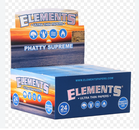 Elements - Phatty Supreme Ultra Thin Rolling Papers product photo