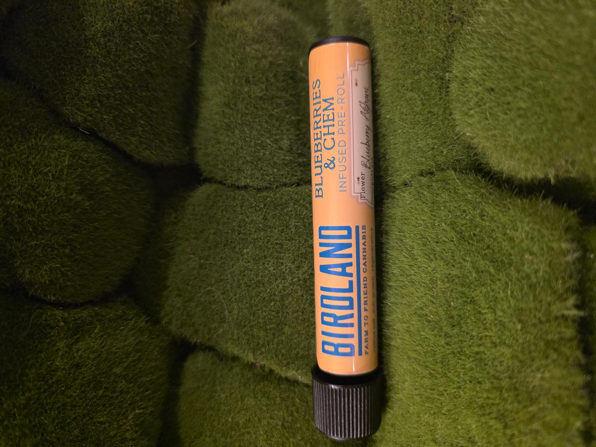 Hash Infused Pre Roll Blueberries