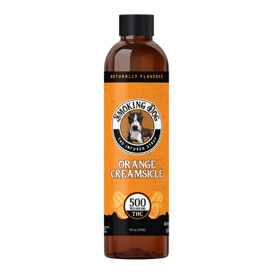 Smoking Dog - THC Syrup - 6 fl oz - 500 MG  - Orange Creamsicle