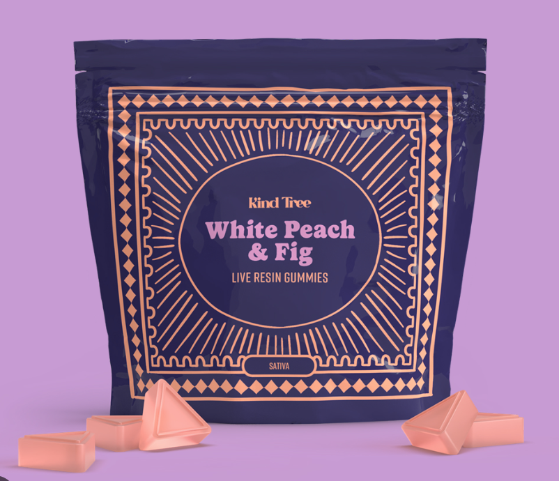 Kind Tree | White Peach & Fig Live Resin Gummies | 10pk