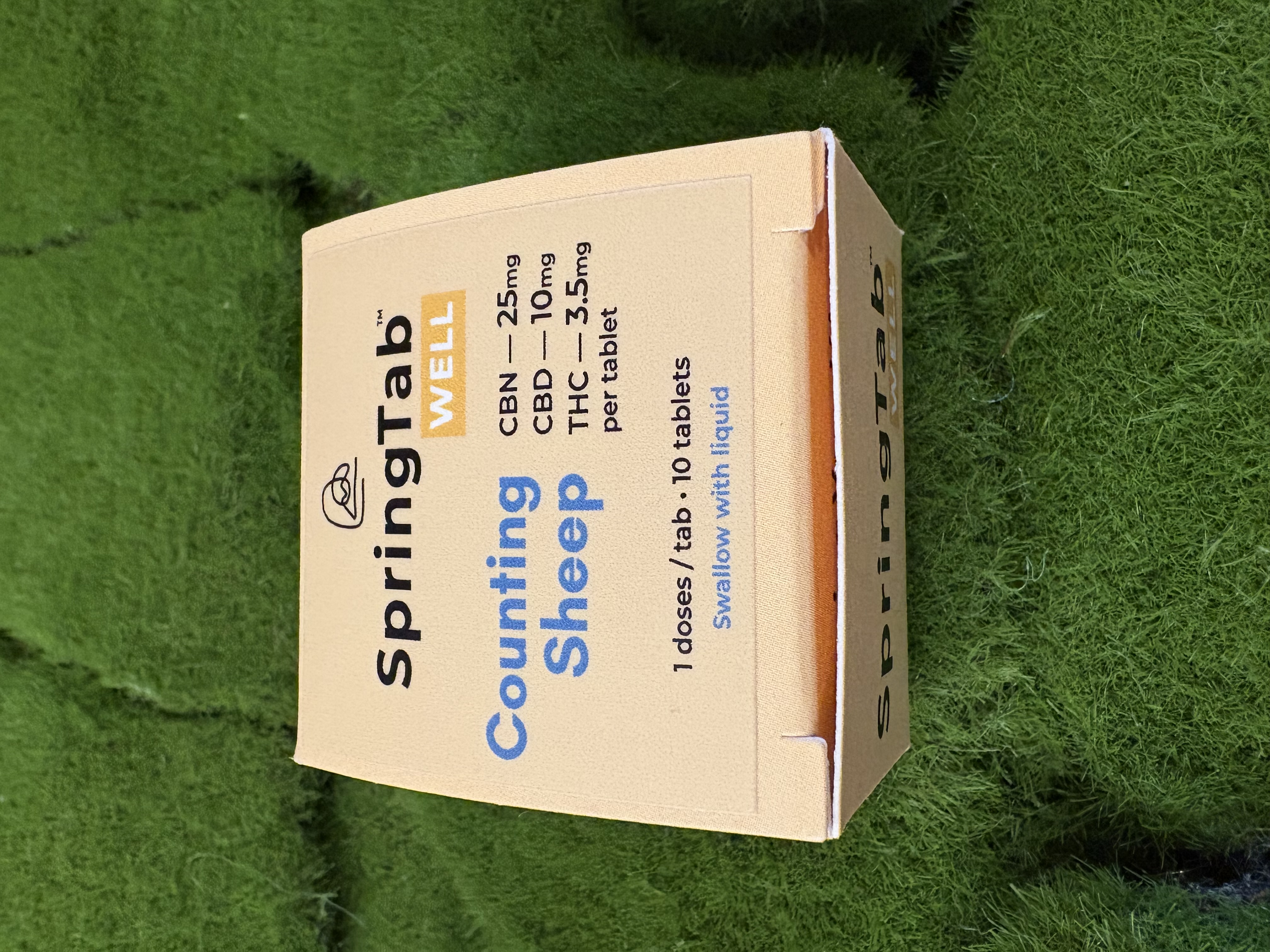 Edible Springtabwell Swallowable Tablets Counting