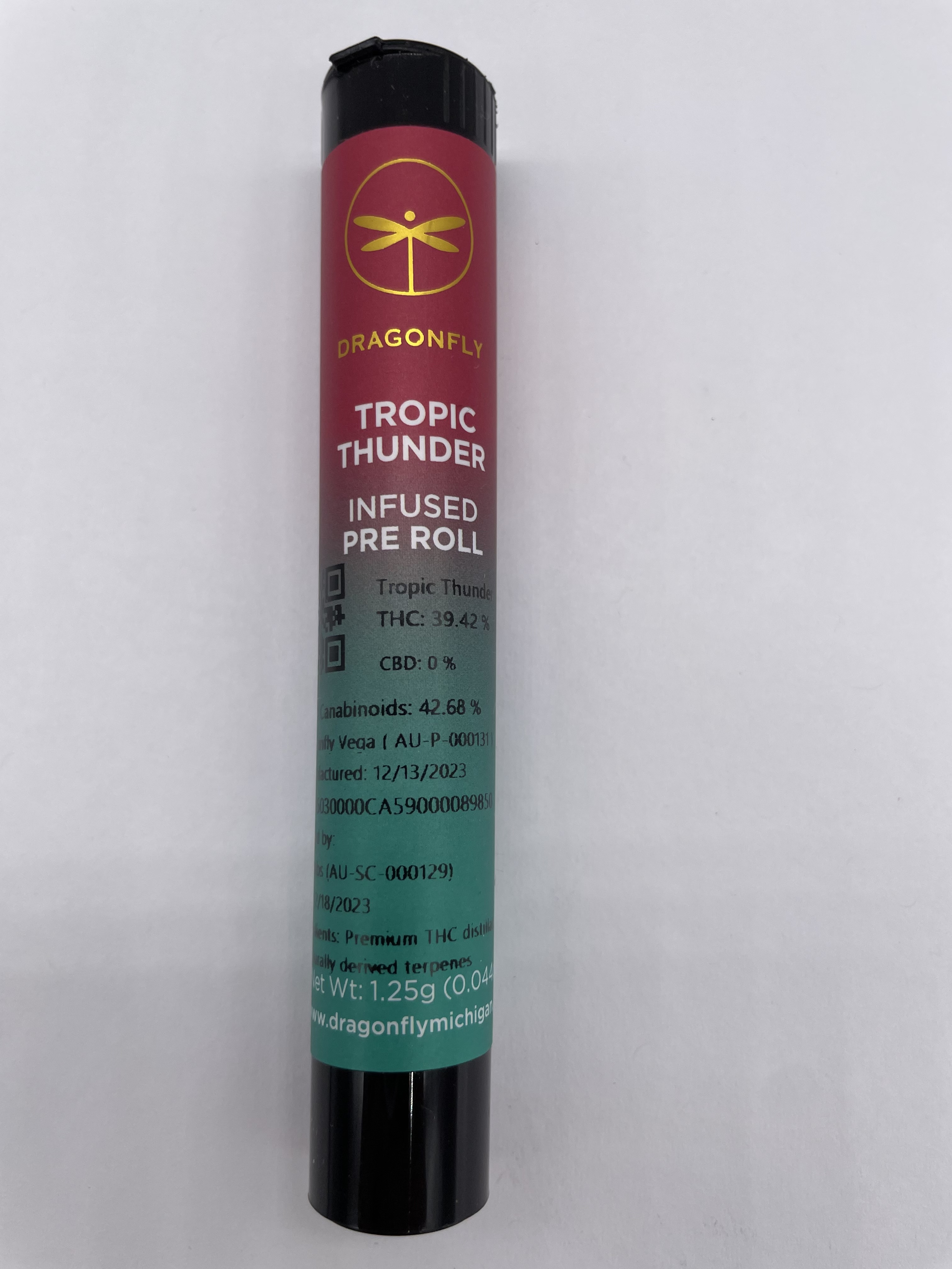 Tropic Thunder | Dragonfly | Infused Pre-Roll
