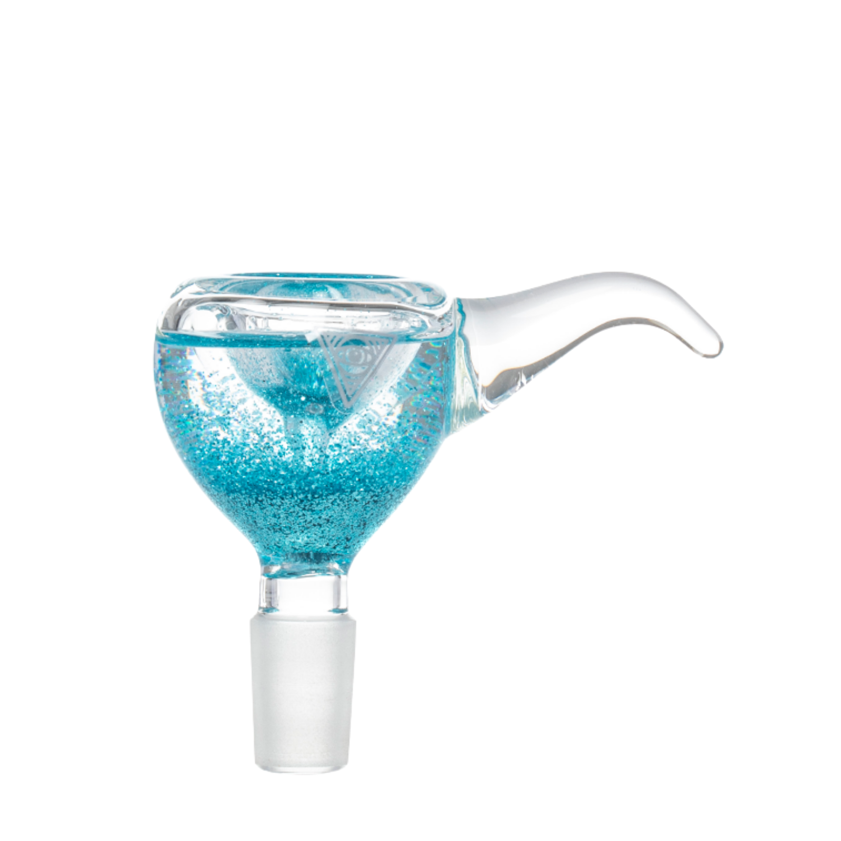 Blue Sparkle Bowl Piece - 14mm