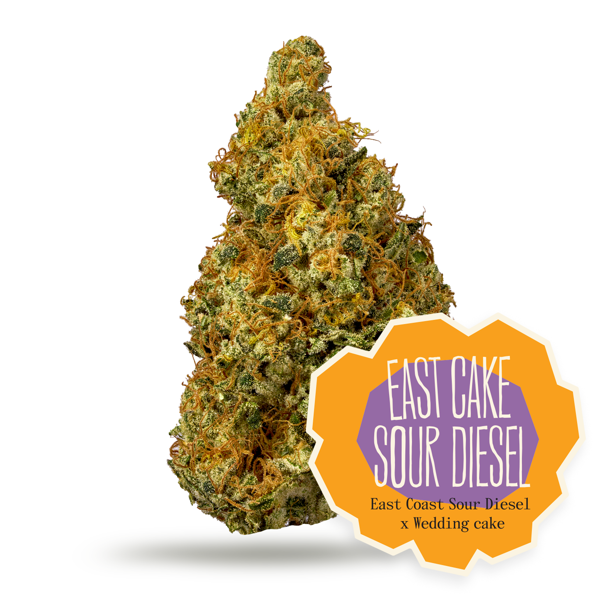 East Cake Sour Diesel Flower | 3.5g