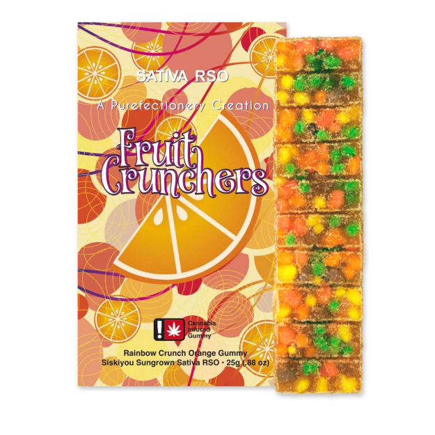 Crunchers Orange Nerds Gummy Sativa